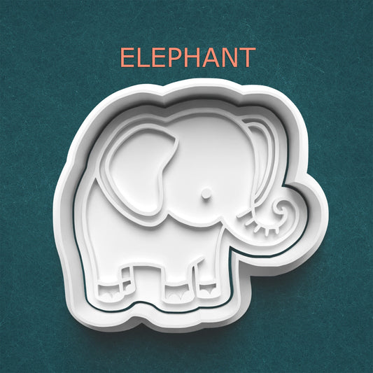Elephant Cookie Cutter – Safari Animal Baking Tool