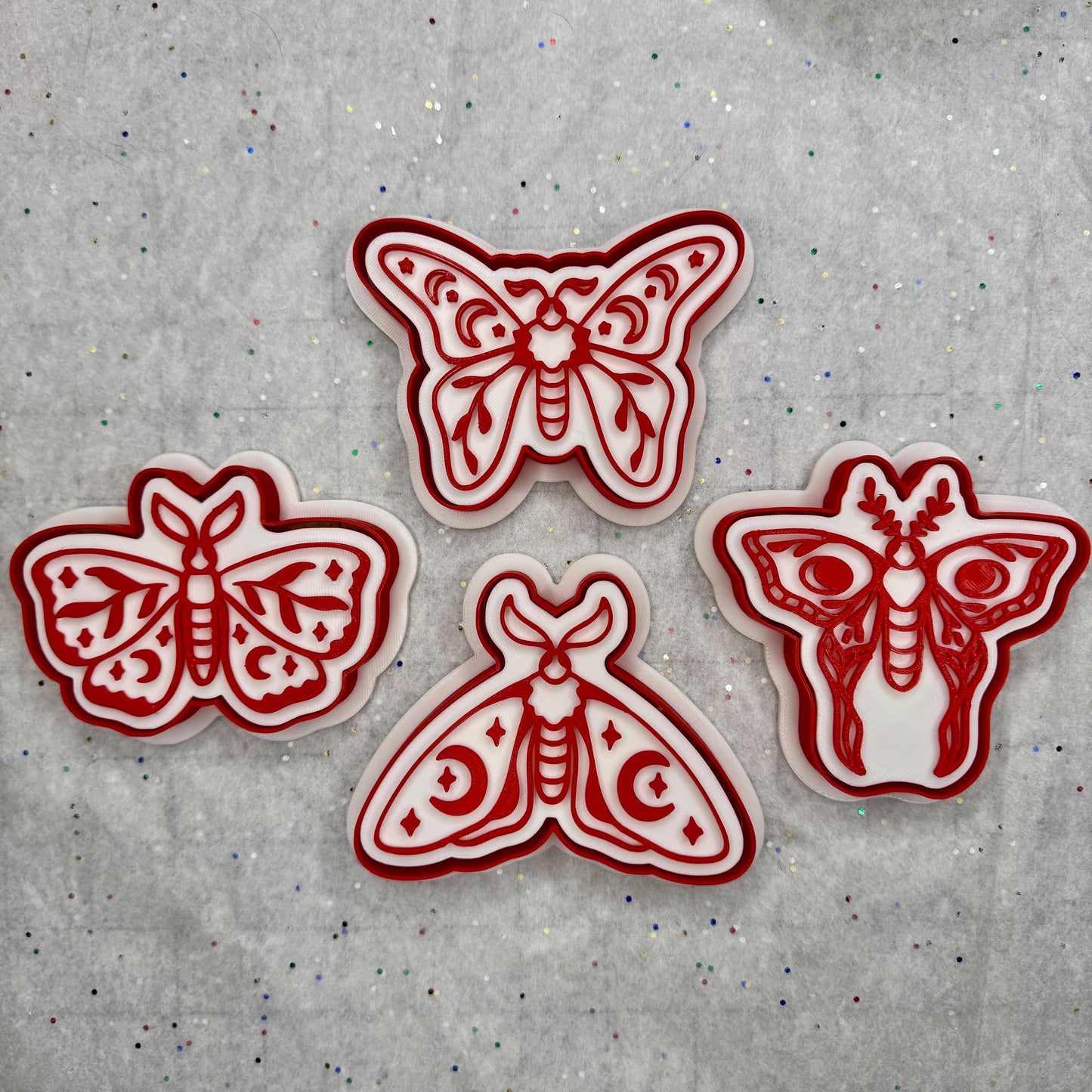Mystic Moths Cookie Cutter & Stamp Set