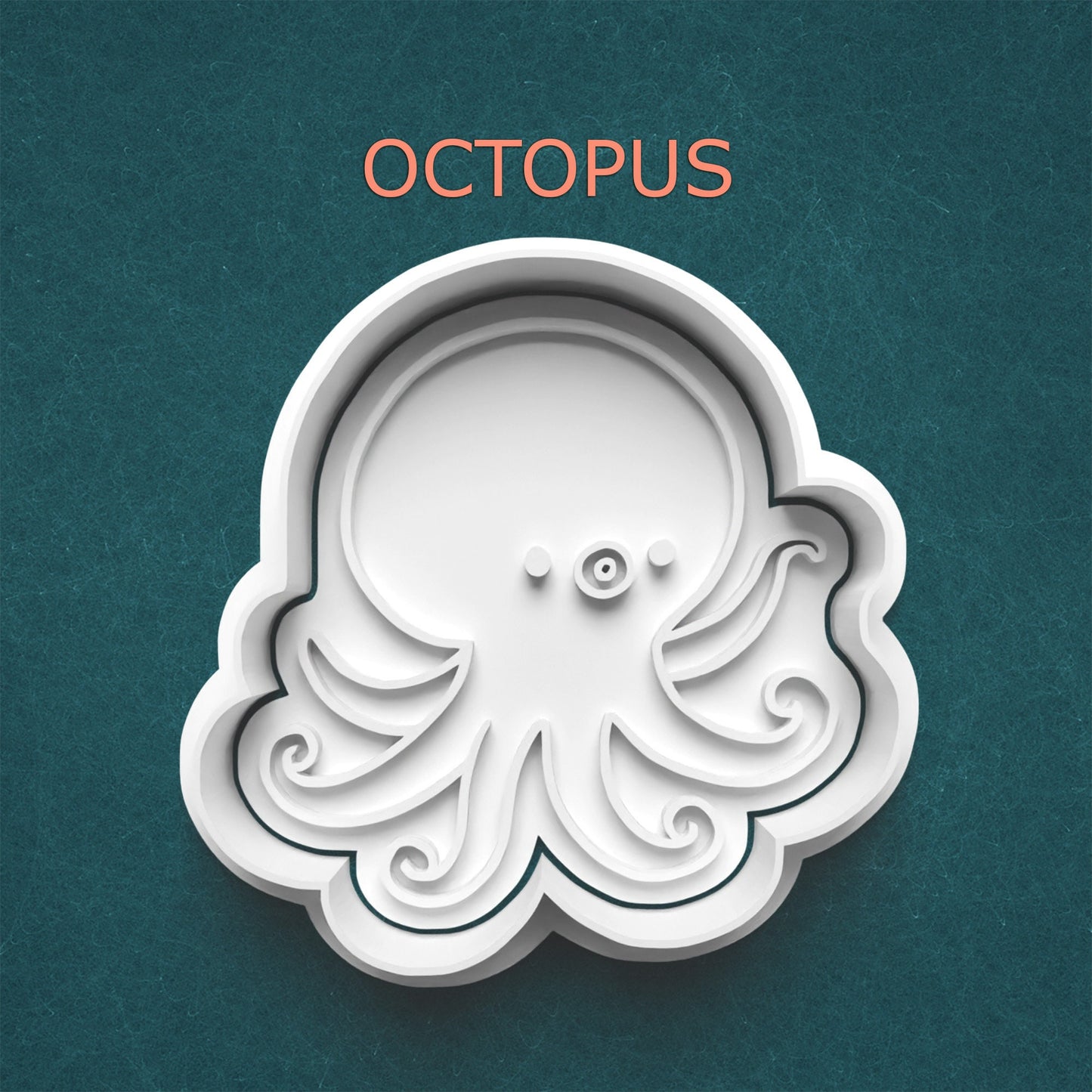 Octopus Cookie Cutter – Ocean Theme Baking Mold