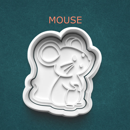 Mouse Cookie Cutter – Cute Animal Shape for Storybook Baking & Parties
