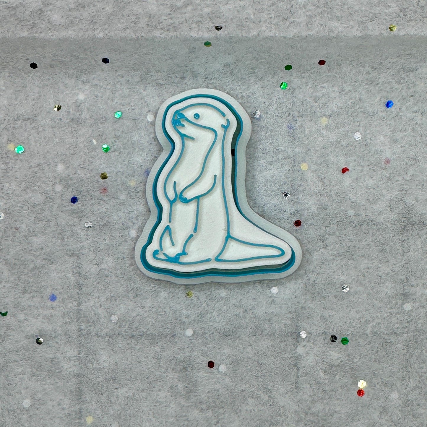 Otter Cookie Cutter – Playful River Animal Baking Mold