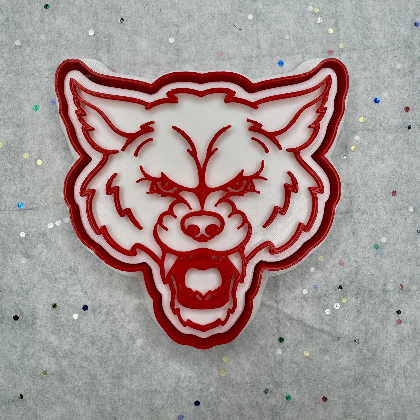 Werewolf Cutter & Stamp – Spooky Creature Cookie or Clay Design