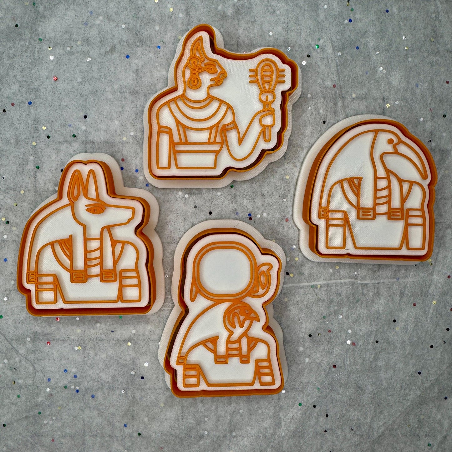 Egyptian Gods Cookie Cutter & Stamp Set – 4 Styles Available