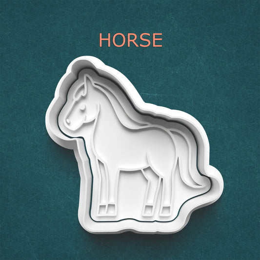 Horse Cookie Cutter – Elegant Equestrian Design for Horse Lovers | Farm Animal Theme