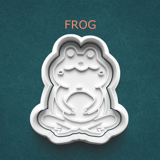 Frog Cookie Cutter – Cute Amphibian Design for Nature-Lovers