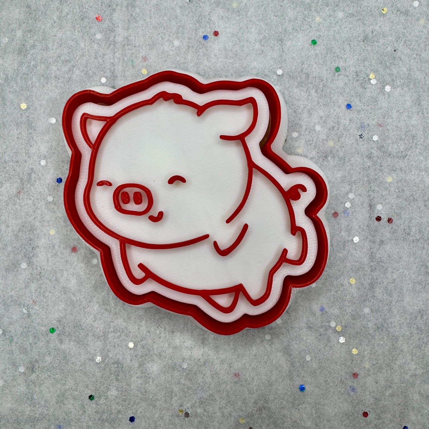Pig Cookie Cutter – Cute Farm Animal Design