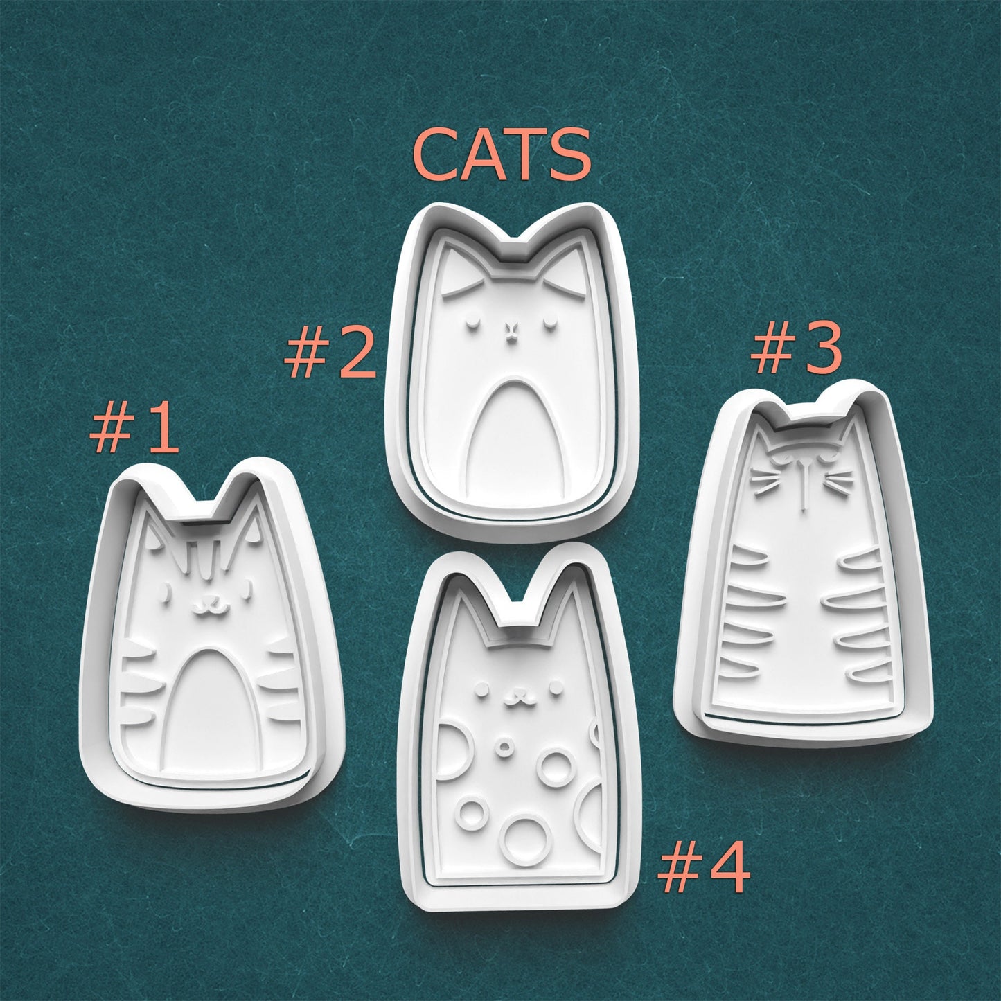 Cat Cookie Cutter – Playful Sitting Cat with Whiskers for Cat Lovers & Kitty Parties