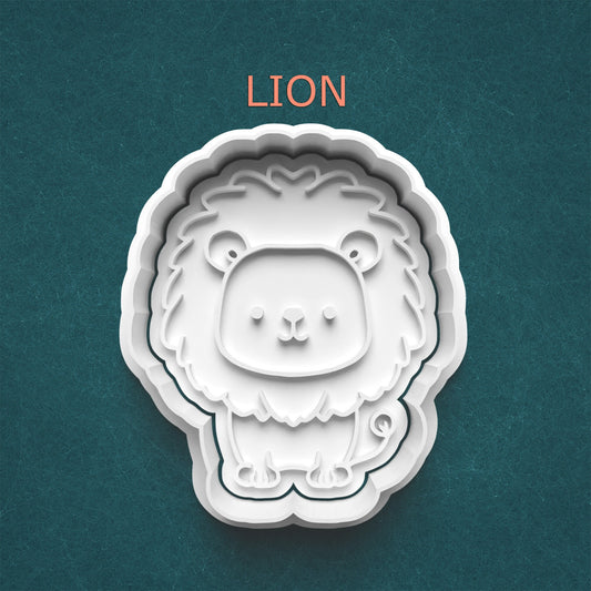 Lion Cookie Cutter – Jungle King Baking Tool