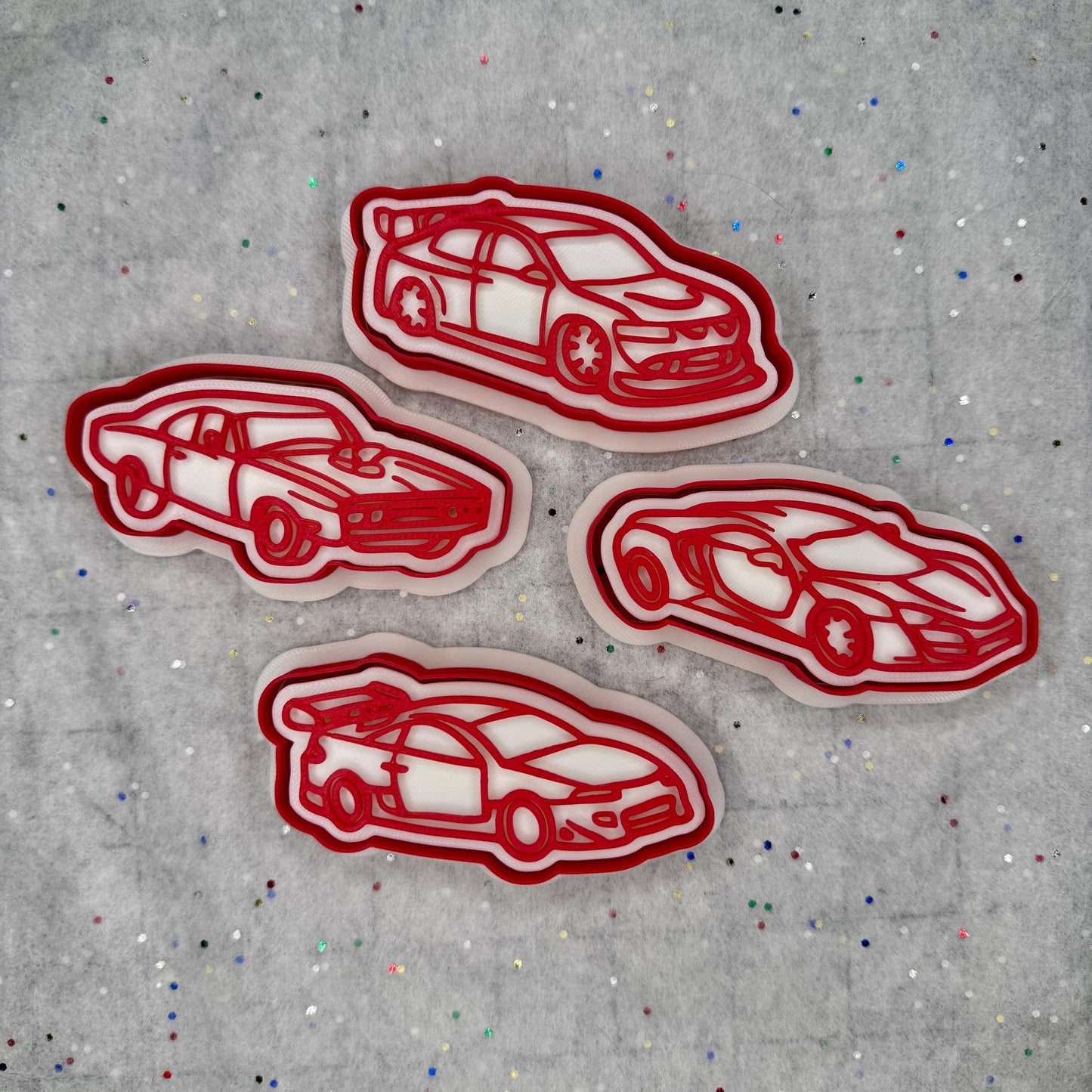 Race Car Cookie Cutter Set – Sports Cars, Muscle Cars & Speed Demons