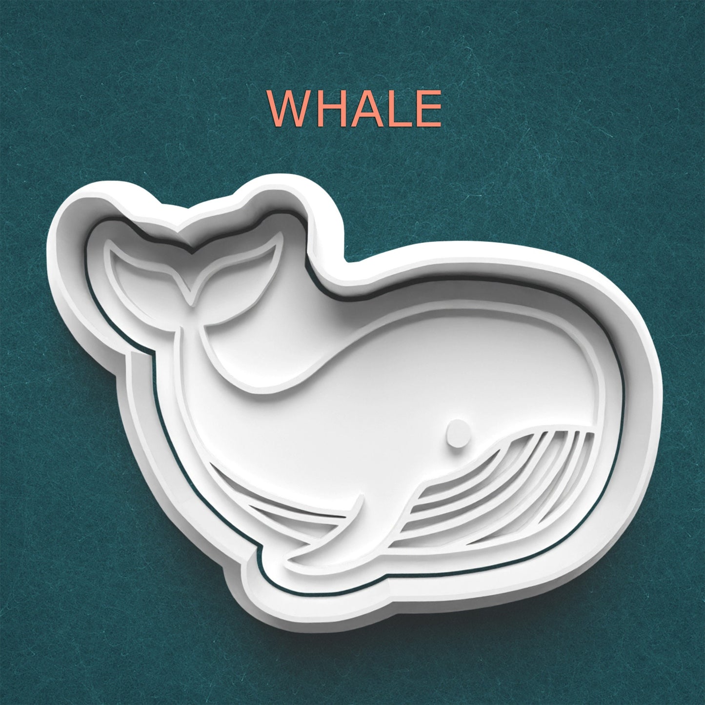 Whale Cookie Cutter – Ocean Animal Baking Fun