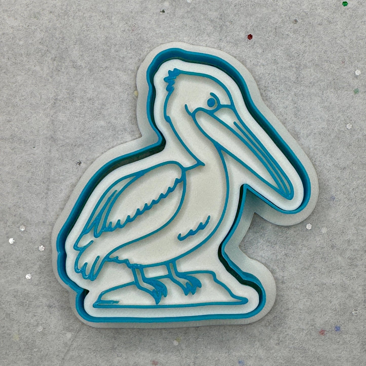 Pelican Cookie Cutter – Coastal Bird Baking Mold for Beach & Ocean Themes