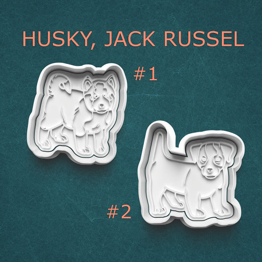 Husky Dog Cookie Cutter – Jack Russel Cookie Cutter for Pet Lovers