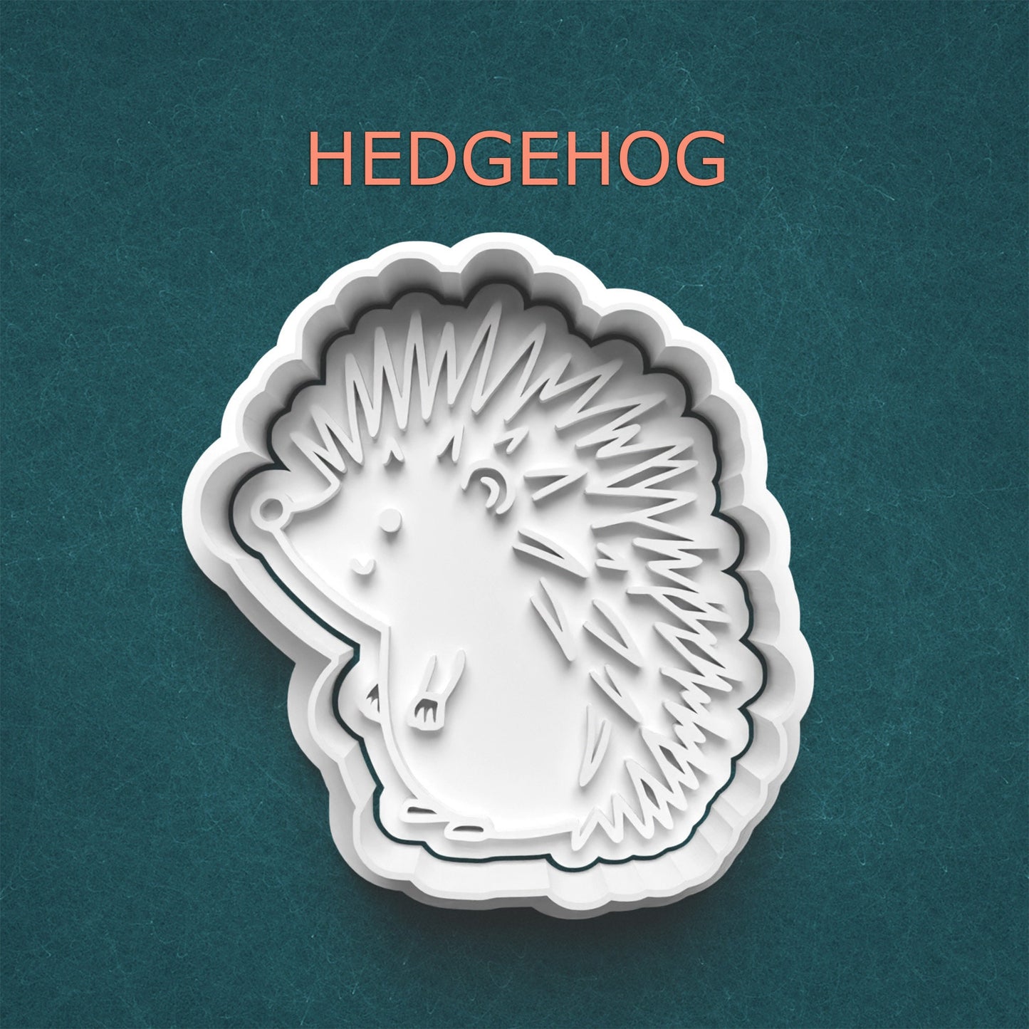 Hedgehog Cookie Cutter – Woodland Animal Design