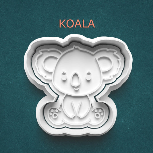 Koala Cookie Cutter – Adorable Animal Baking Stamp