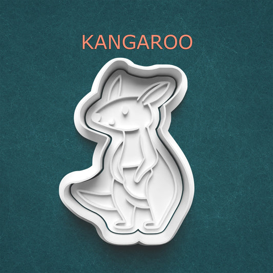 Kangaroo Cookie Cutter – Aussie-Inspired Treat Stamp