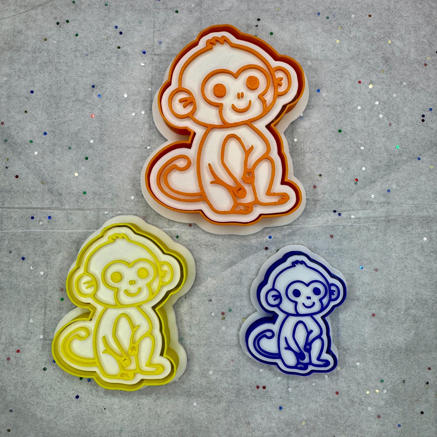 Monkey Cookie Cutter – Cute Jungle Animal Design