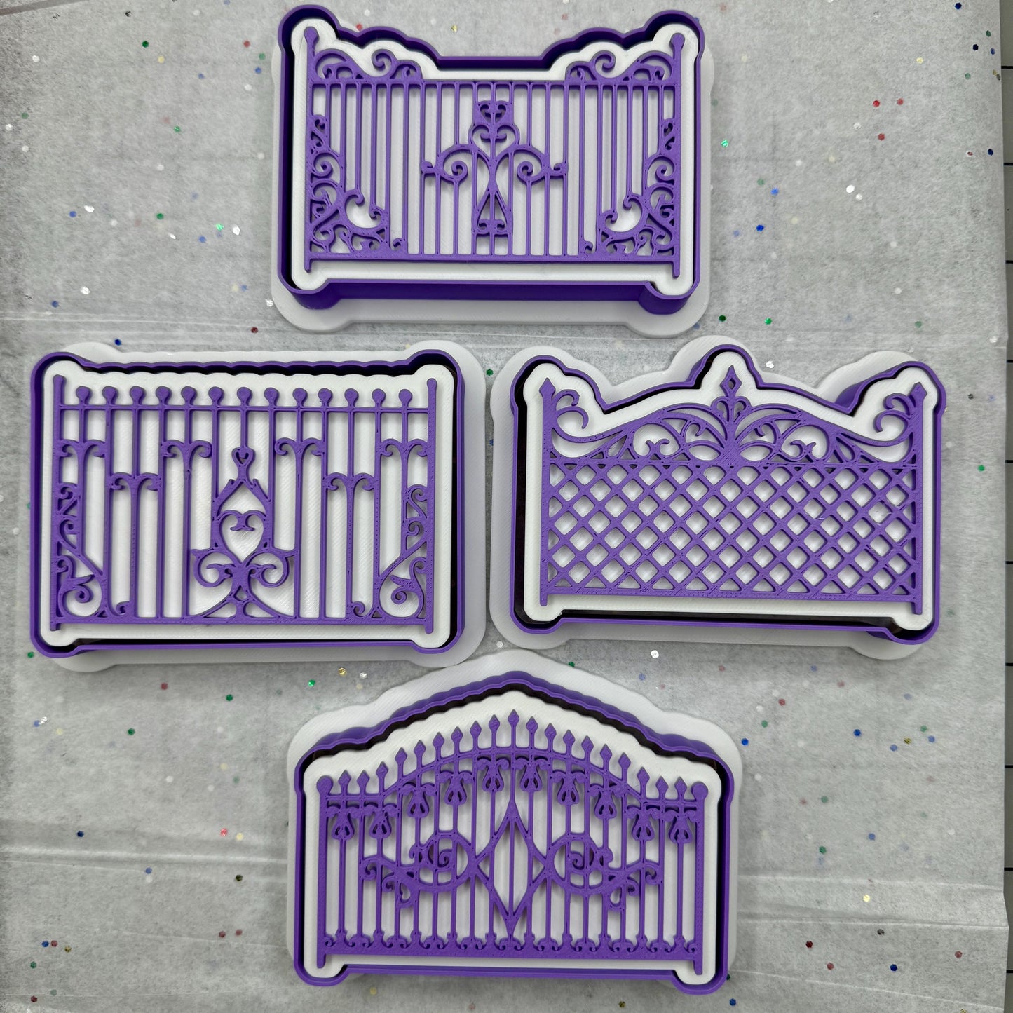 Gothic Garden Gates Cookie Cutter Set – 4 Designs