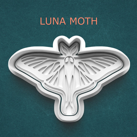 Luna Moth Cookie Cutter – Mystical Insect Bakeware for Nature Lovers