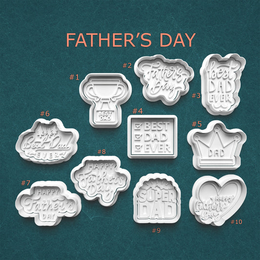 Father’s Day Cookie Cutter Set – 10 Sweet Designs for Dad