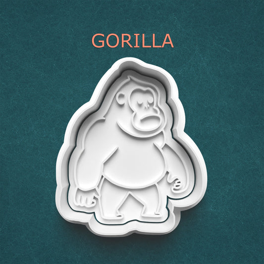 Gorilla Cookie Cutter – Jungle Animal Baking Fun