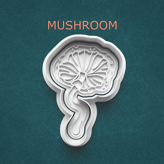 Mushroom Cookie Cutter – Whimsical Forest Bakeware