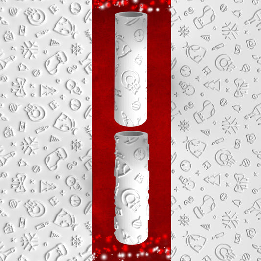 Holiday Cookie Embossing Roller – Textured Pattern Tool
