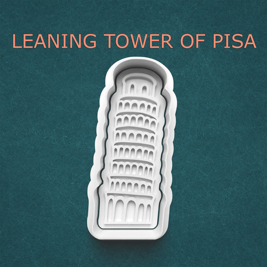 Leaning Tower of Pisa Cookie Cutter – Italy Landmark Baking Tool