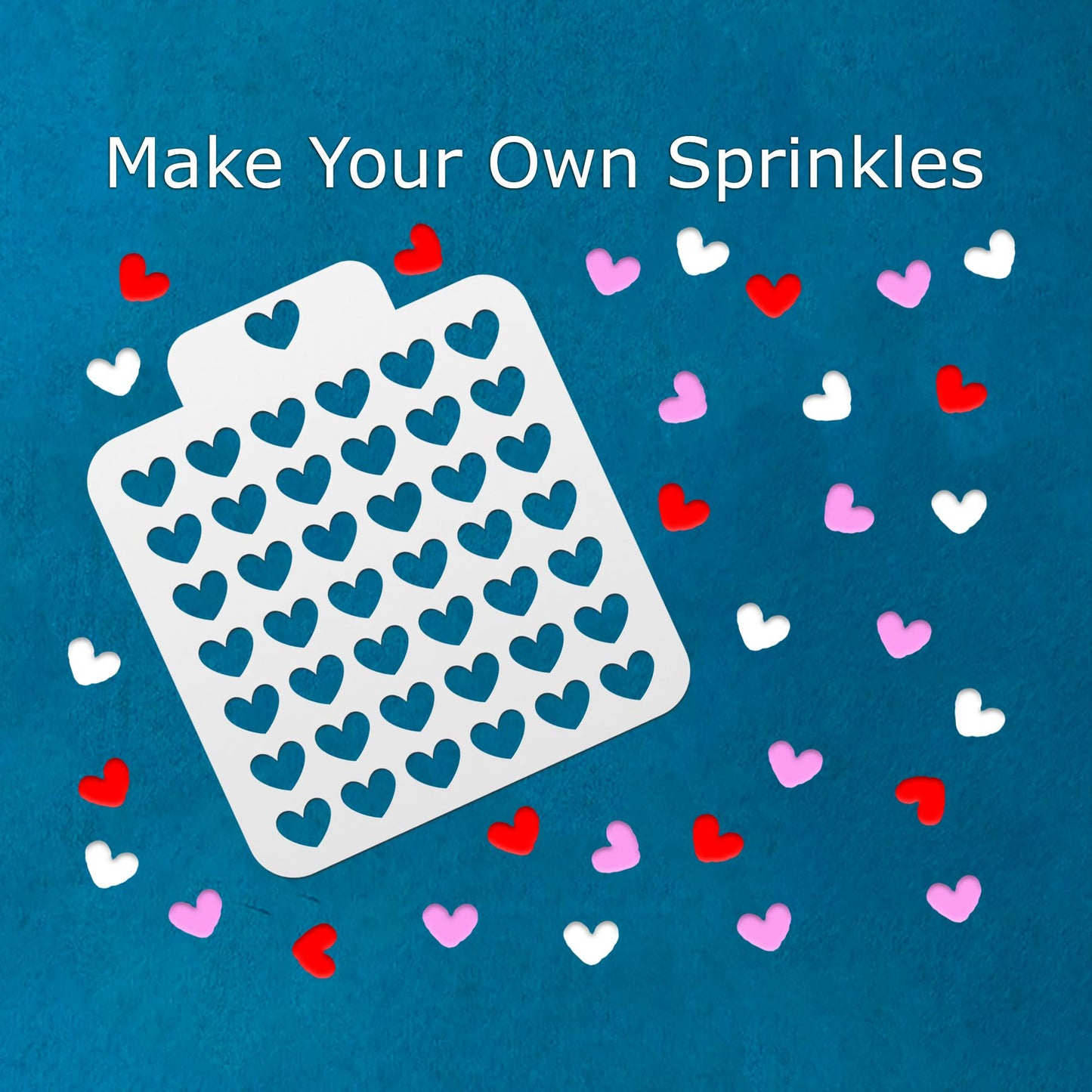 Christmas Gift Sprinkle Card – DIY Stencil for Royal Icing Sprinkles