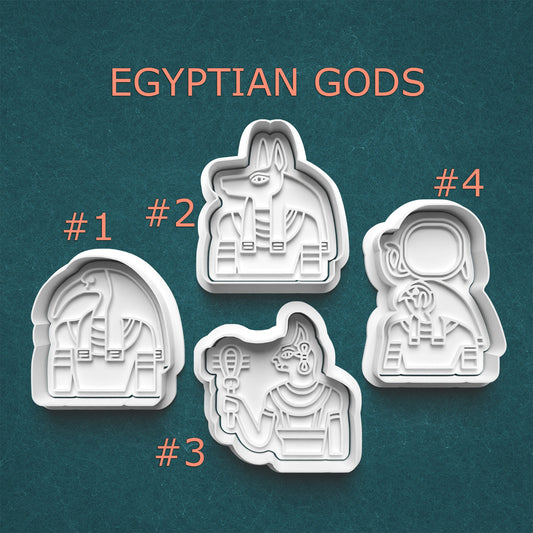 Egyptian Gods Cookie Cutter & Stamp Set – 4 Styles Available