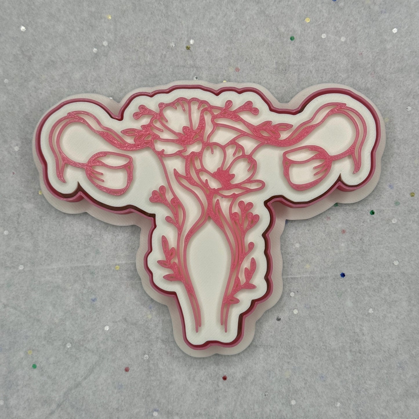 Flowery Uterus Cookie Cutter – Feminine Empowerment Design