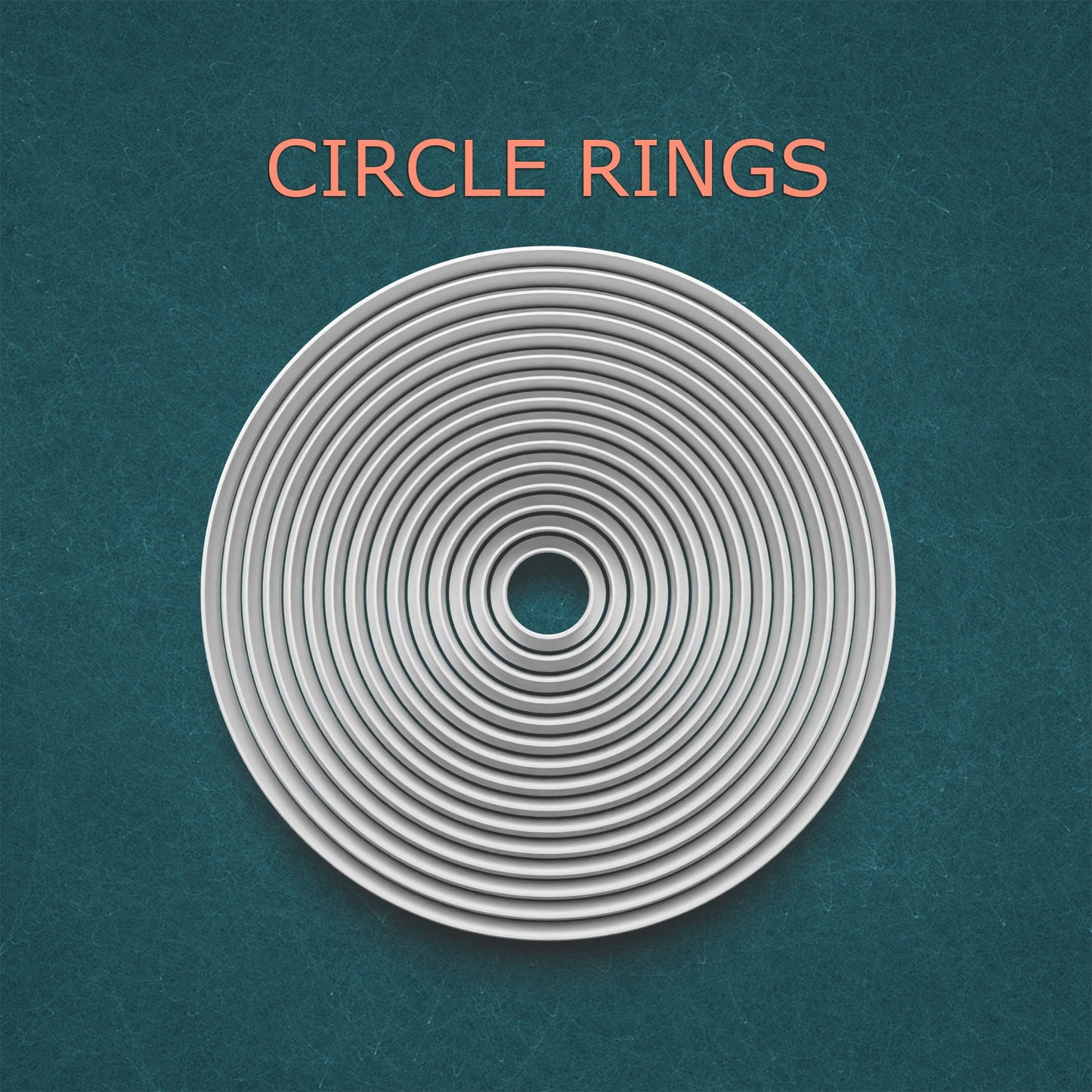 Circle Rings Cookie Cutter Set – 15 Round Sizes for Baking & Crafting