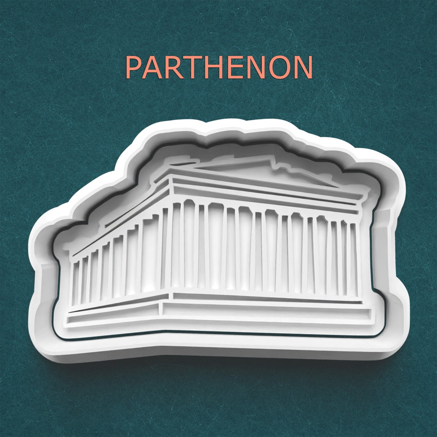 Parthenon Cookie Cutter – Ancient Greek Temple Baking Tool