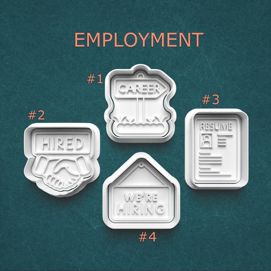 Employment Cookie Cutter Set – Career, Resume, Hiring & More