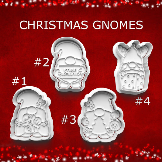 Christmas Gnomes Cookie Cutter Set – Festive Holiday Baking Fun
