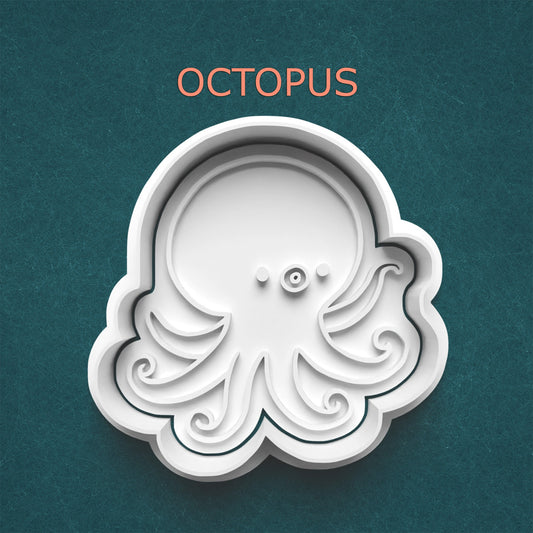 Octopus Cookie Cutter – Ocean Theme Baking Mold