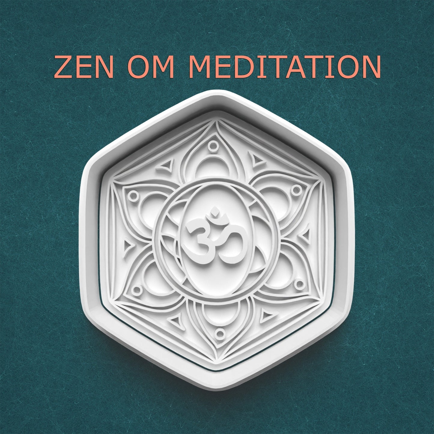 Zen Om Cookie Cutter – Mandala Design – Meditation & Yoga Theme