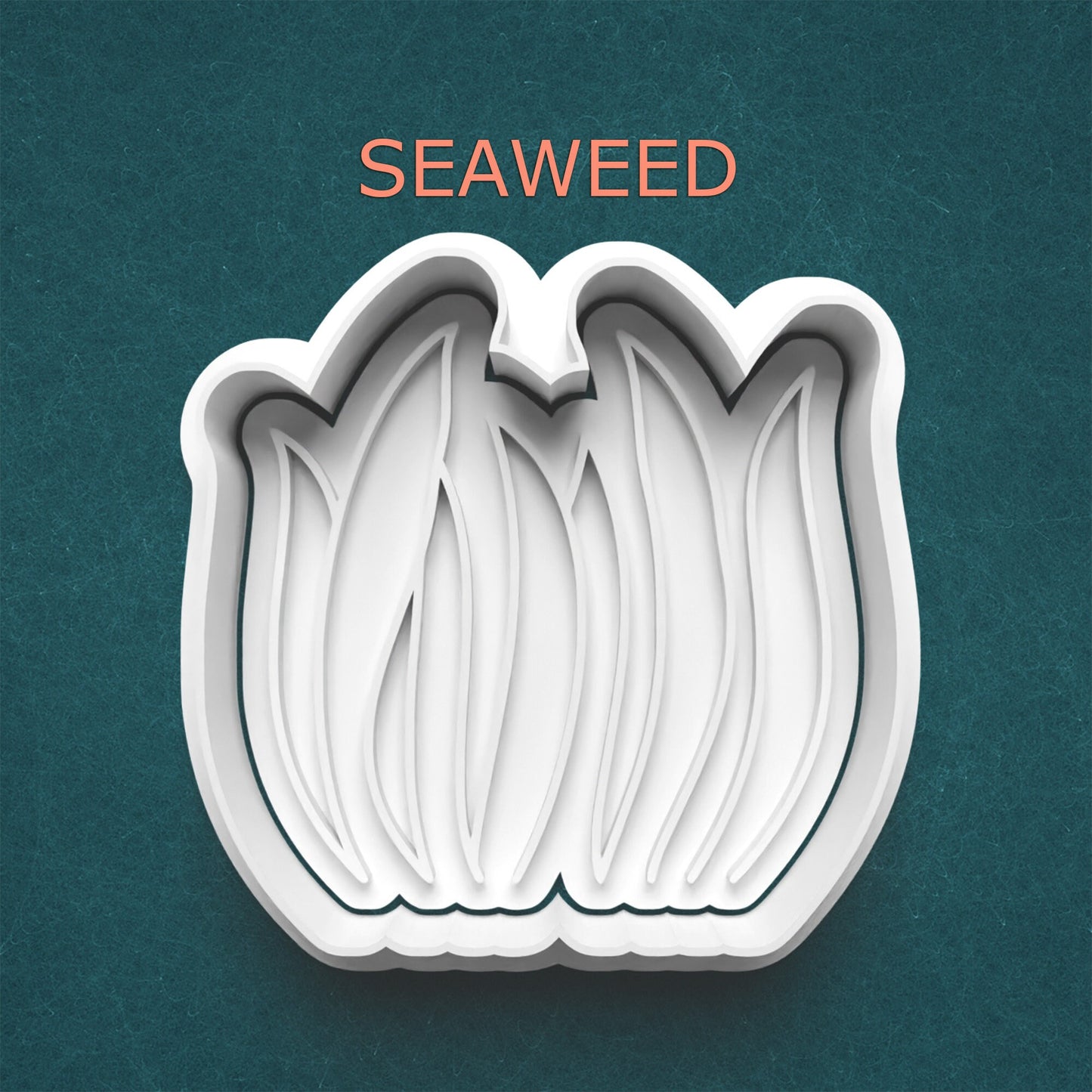 Seaweed Cookie Cutter – Ocean Plants for Underwater or Mermaid Themes | 4 Sizes