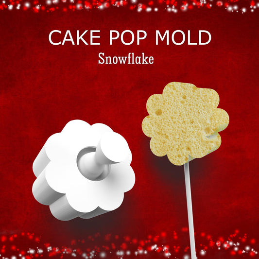 Snowflake Cake Pop Mold – Winter Baking Fun