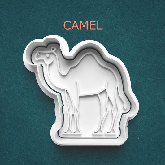 Camel Cutter & Stamp – Desert Animal Cookie or Clay Design
