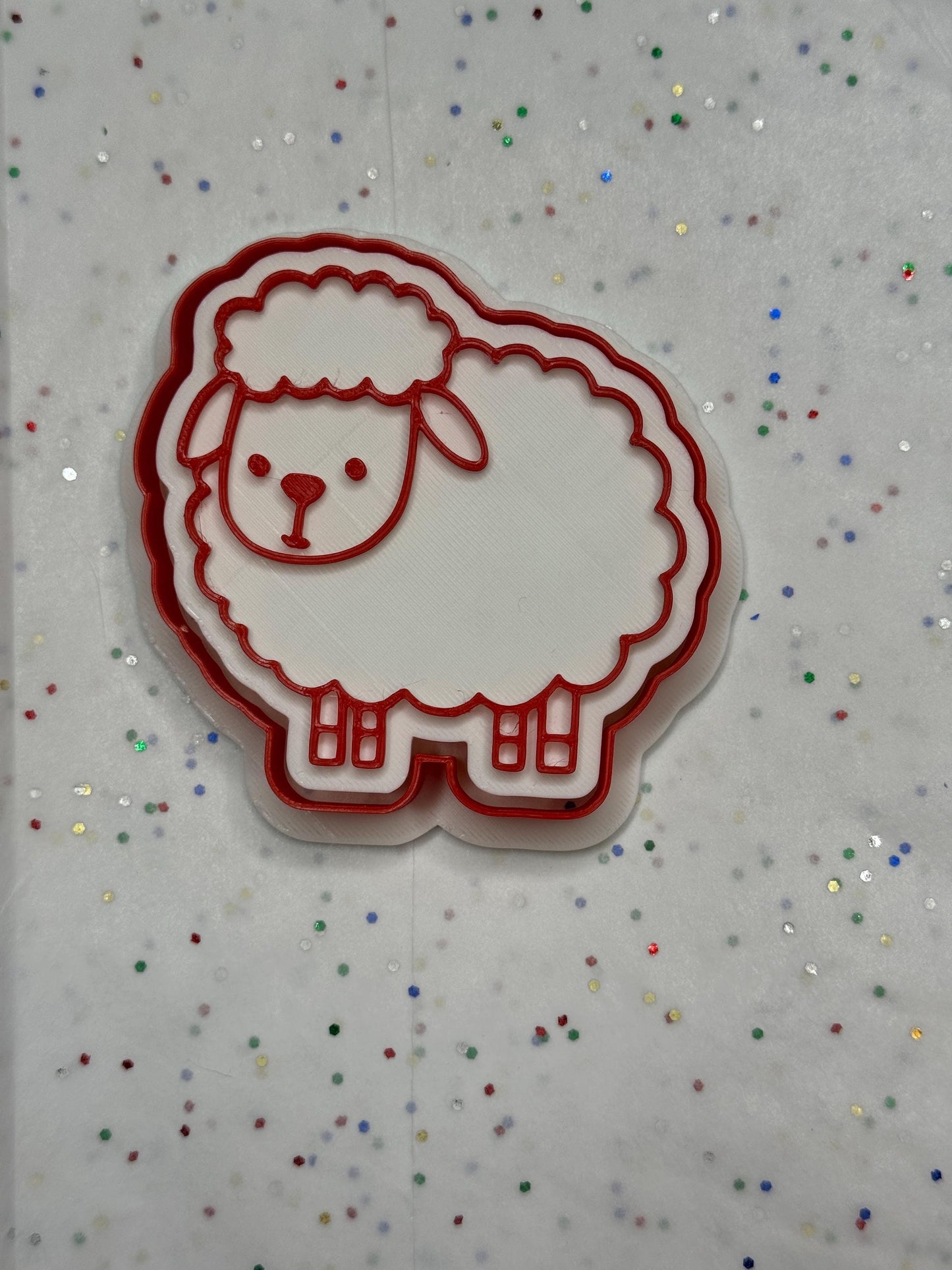 Sheep Cookie Cutter – Cute Farm Animal Cookie Mold