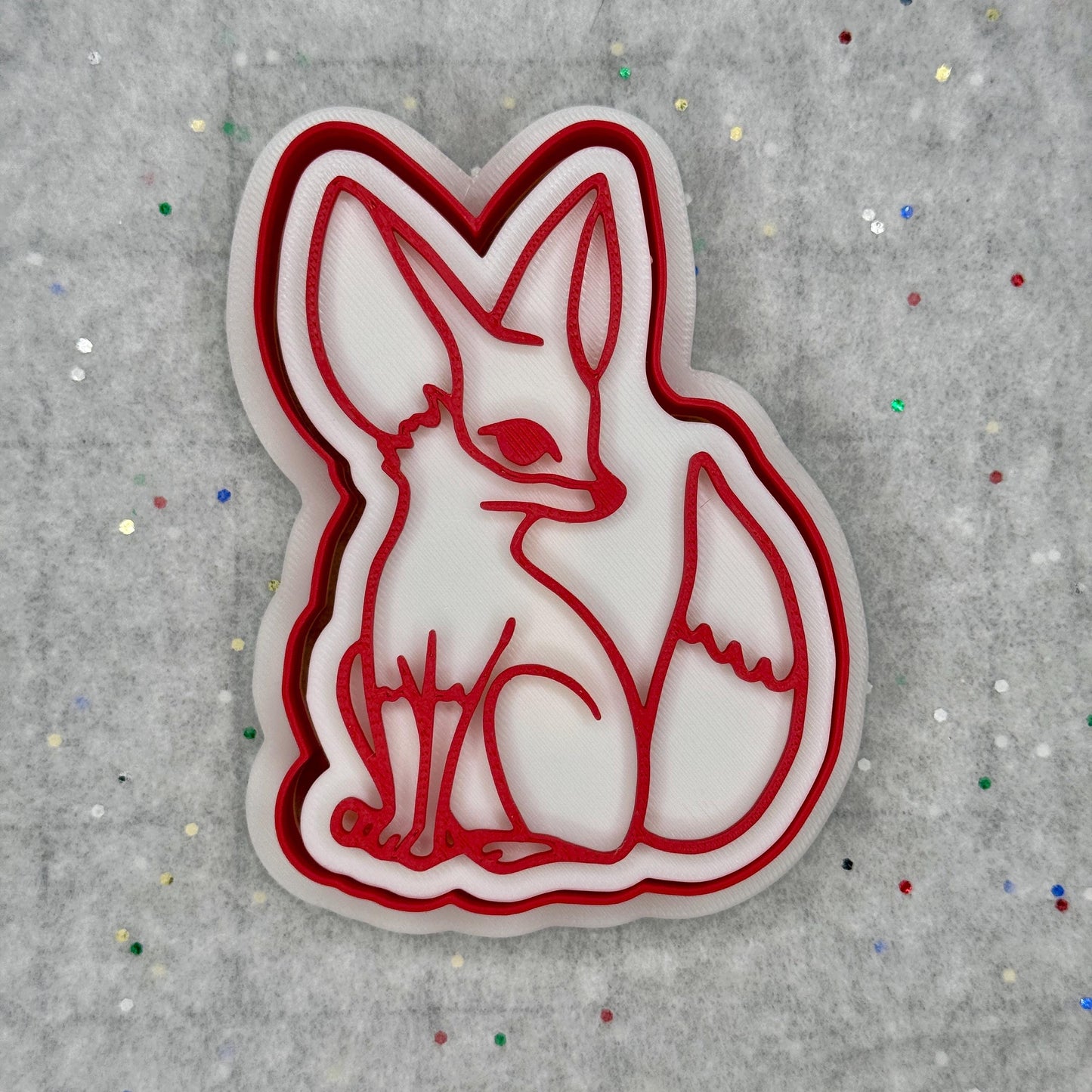 Fennec Fox Cookie Cutter – Adorable Desert Creature Design