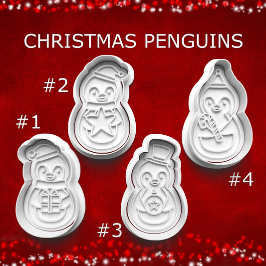 Christmas Penguin Cutter & Stamp Set – Winter Cookie & Craft Friends