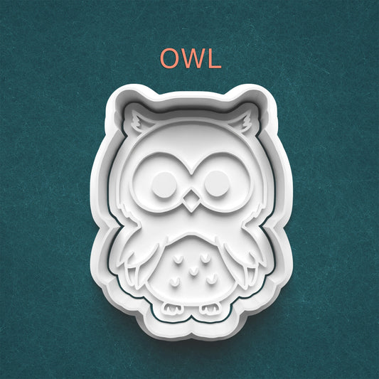 Owl Cookie Cutter – Wise Woodland Animal Cookie Mold