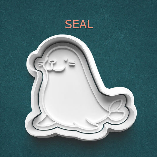 Seal Cookie Cutter – Cute Ocean Animal Design