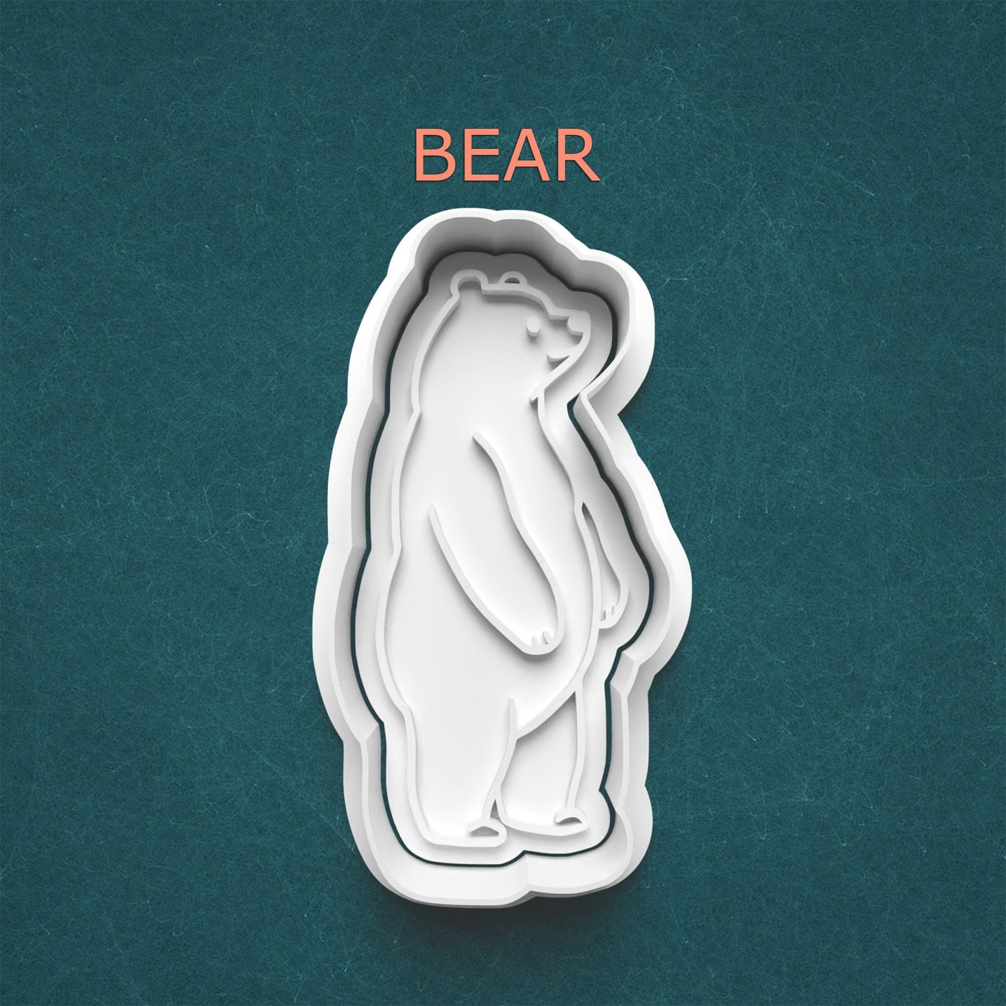 Standing Bear Cookie Cutter – Forest Animal Series