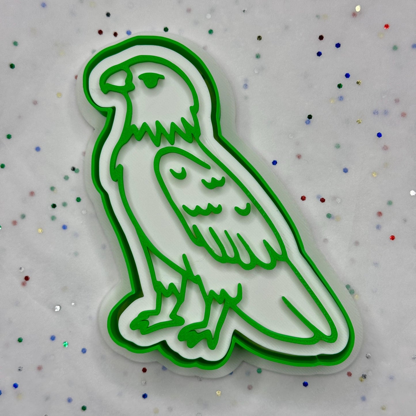 Hawk Cookie Cutter & Stamp Set – Majestic Bird Design | 4 Sizes Available