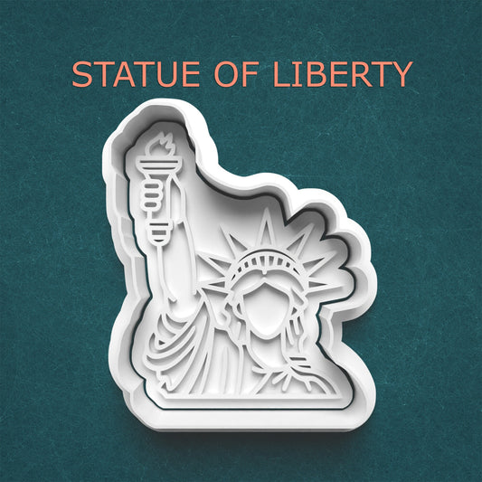 Statue of Liberty Cookie Cutter – Patriotic 4th of July Baking Mold