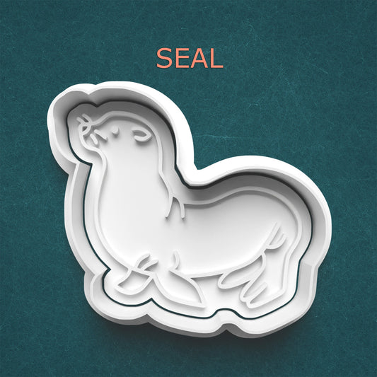 Seal Cookie Cutter – Playful Ocean Animal Design for Coastal-Themed Baking
