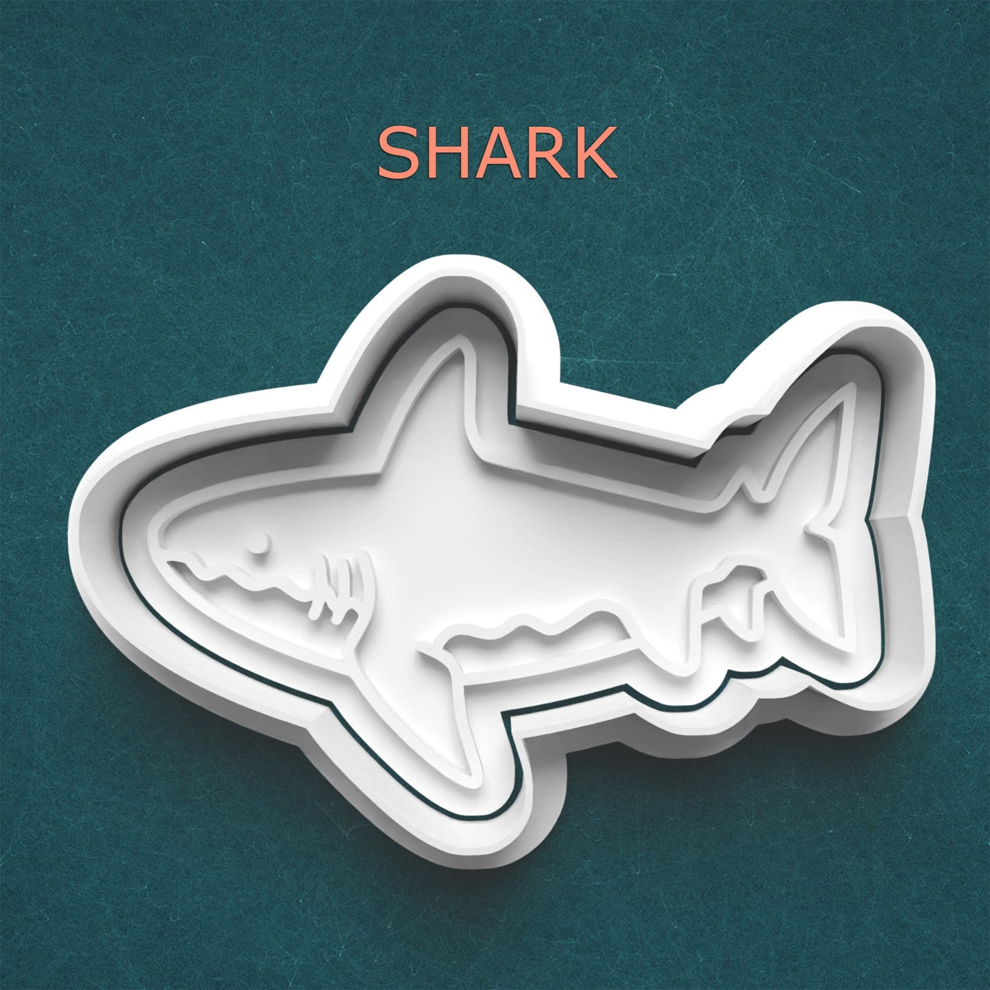 Shark Cookie Cutter – Ocean Animal Baking Mold