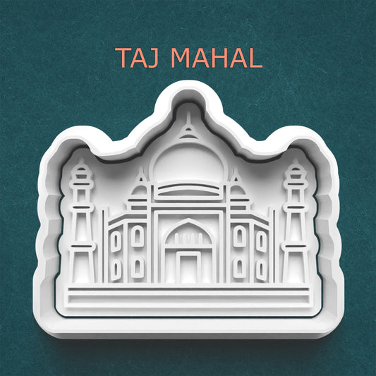 Taj Mahal Cookie Cutter – Majestic India Landmark Baking Mold